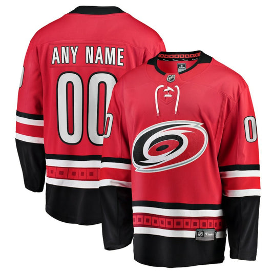 Carolina Hurricanes Fanatics Alternate Breakaway Custom Jersey - Red | NHL Jerseys