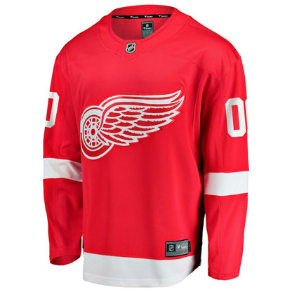 Detroit Red Wings Fanatics Home Breakaway Custom Jersey - Red | NHL Jerseys