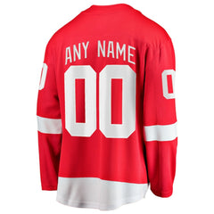 Detroit Red Wings - Fanatics Home Breakaway Custom Jersey Red