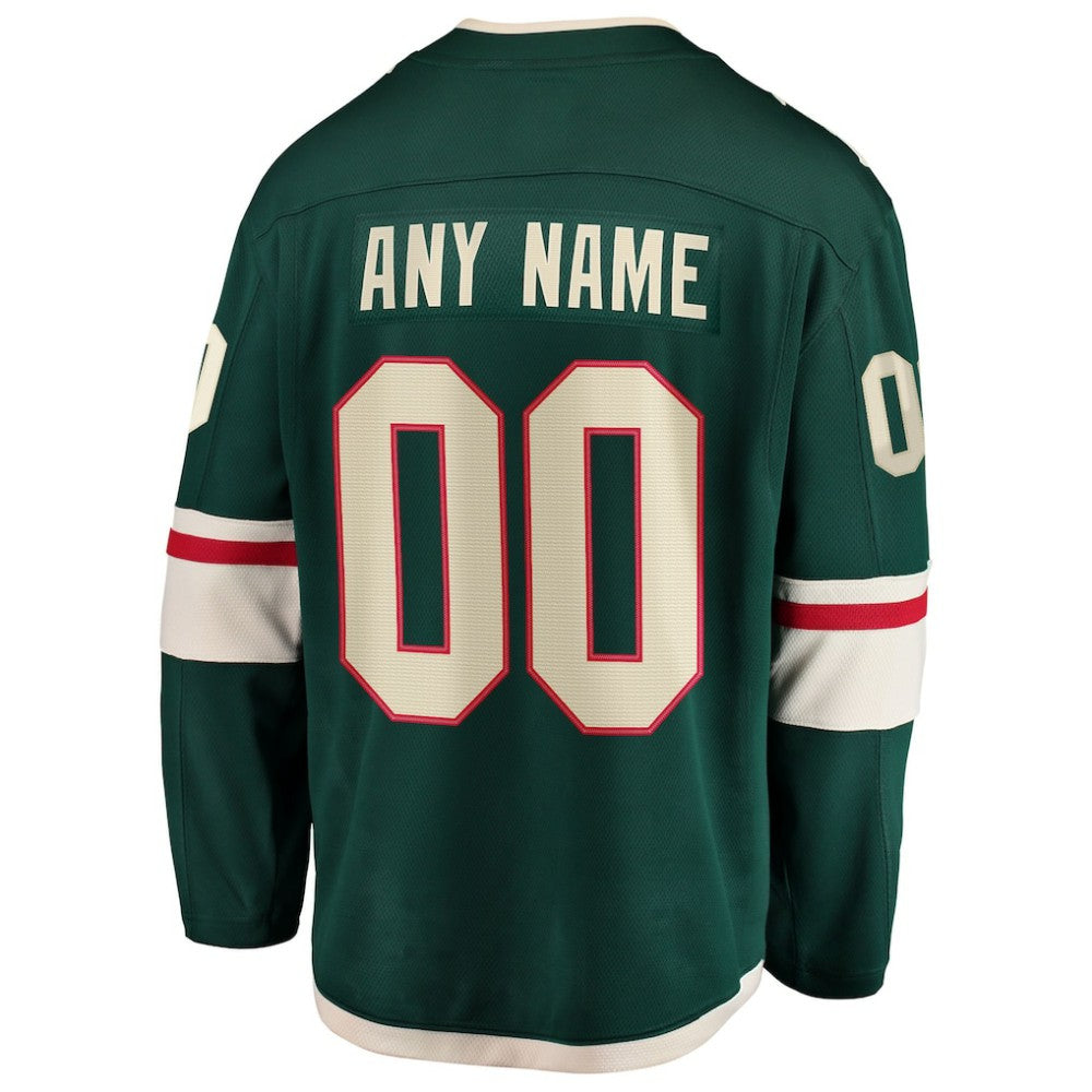 Minnesota Wild - Fanatics Home Breakaway Custom Jersey Green