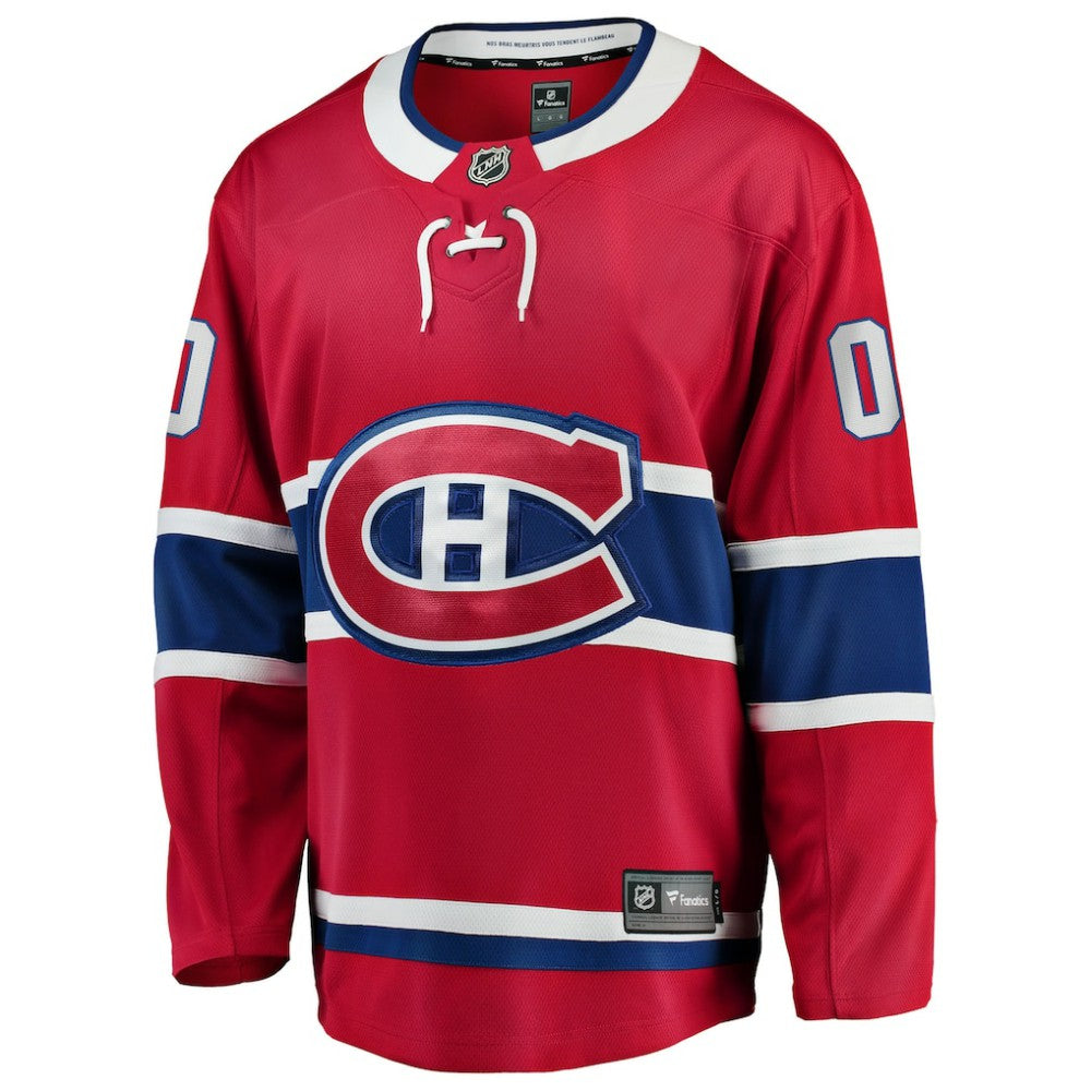Montreal Canadiens - Fanatics Home Breakaway Custom Jersey Red