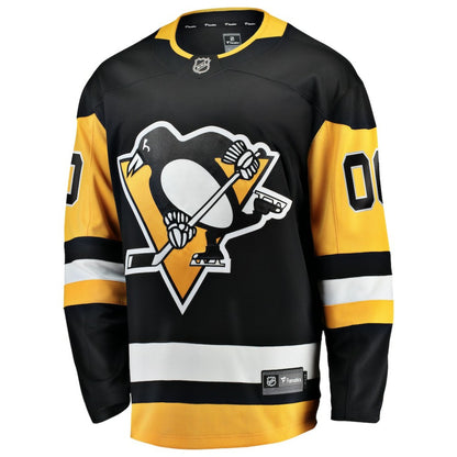 Pittsburgh Penguins Fanatics Home Breakaway Custom Jersey - Black | NHL Jerseys