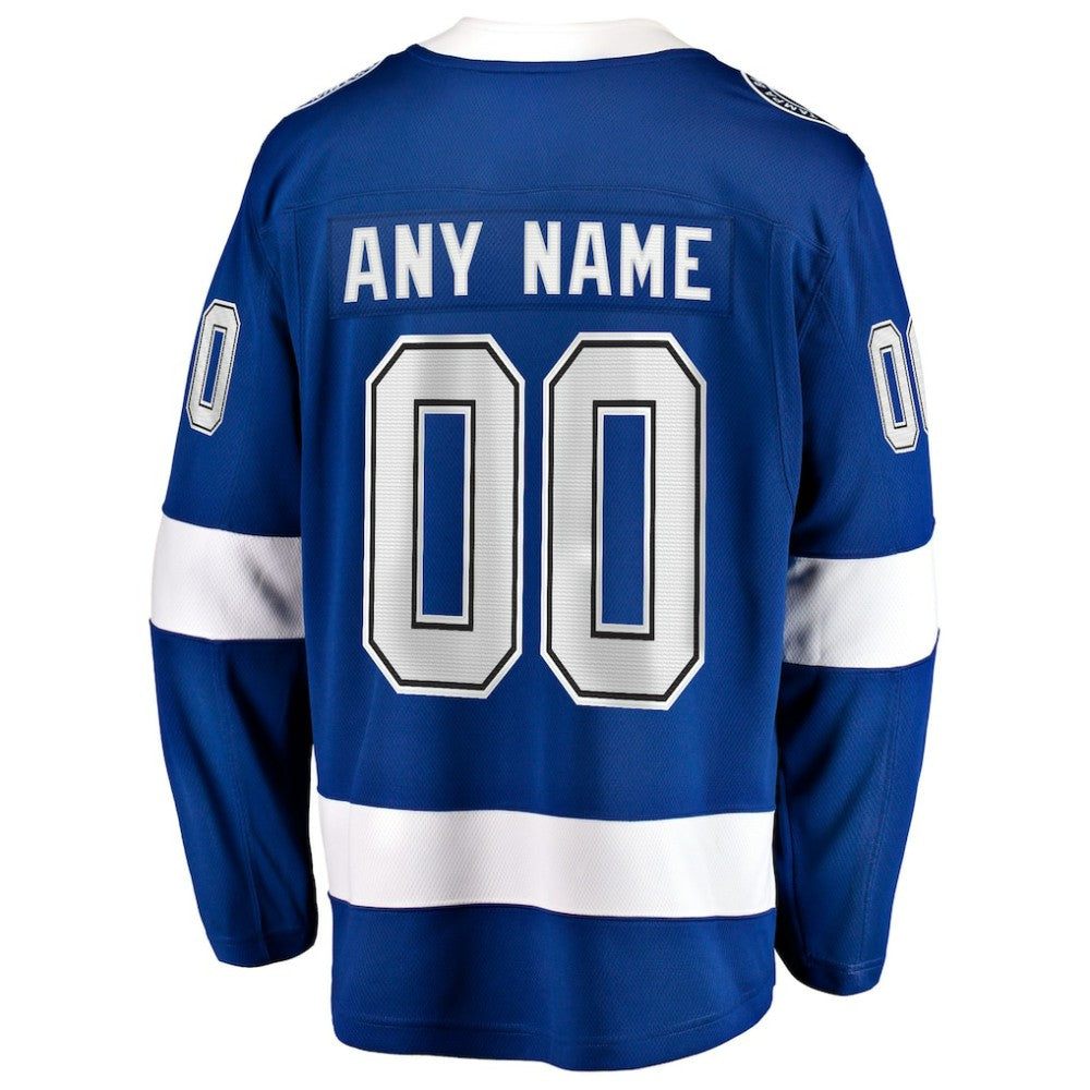Tampa Bay Lightning - Fanatics Home Breakaway Custom Jersey Blue