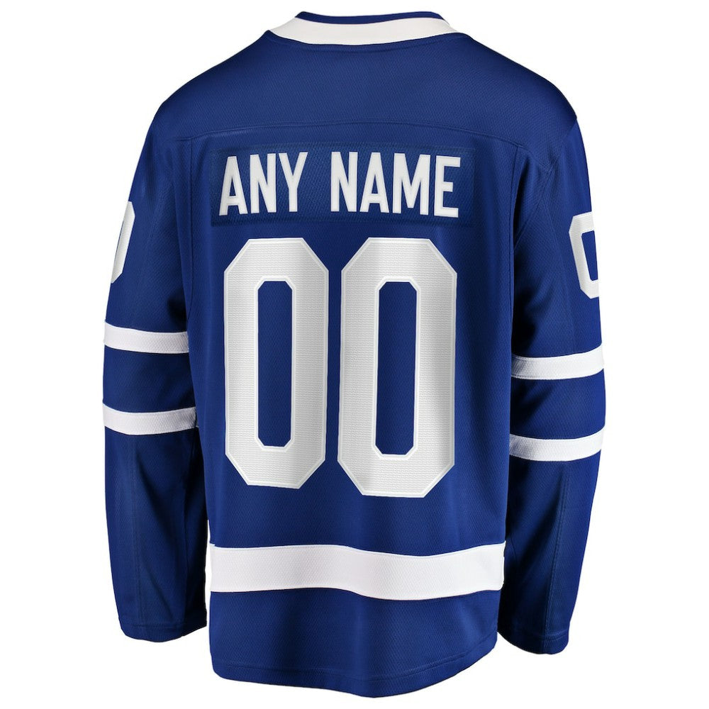 Toronto Maple Leafs - Fanatics Home Breakaway Custom Jersey Blue
