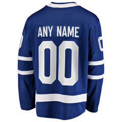 Toronto Maple Leafs - Fanatics Home Breakaway Custom Jersey Blue