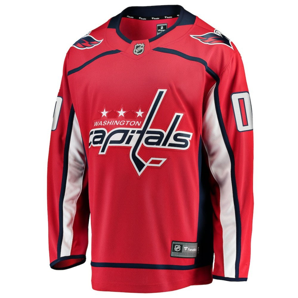 Washington Capitals Fanatics Home Breakaway Custom Jersey - Red | NHL Jerseys