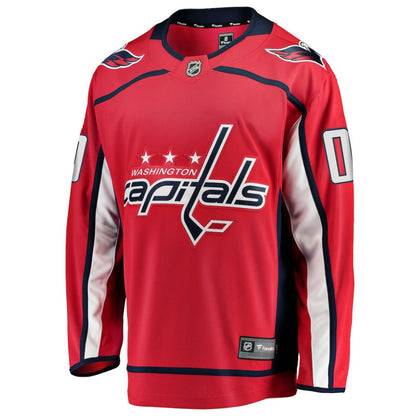 Washington Capitals Fanatics Home Breakaway Custom Jersey - Red | NHL Jerseys