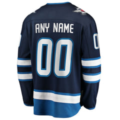 Winnipeg Jets - Fanatics Home Breakaway Custom Jersey Blue