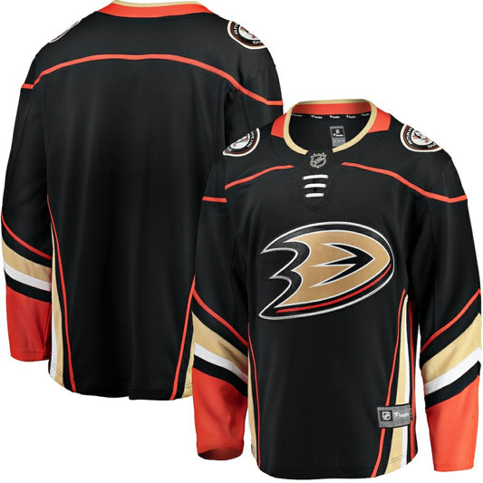 Anaheim Ducks Fanatics Breakaway Home Jersey - Black | NHL Jerseys