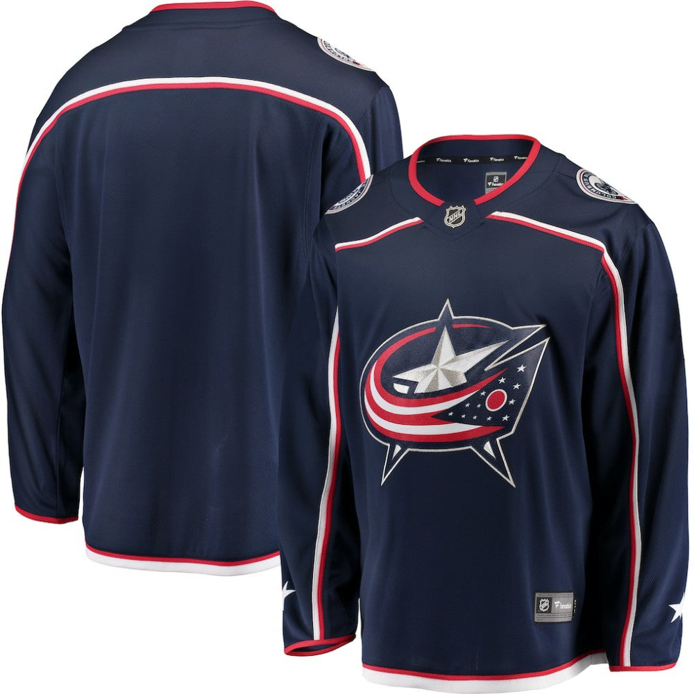 Columbus Blue Jackets Fanatics Breakaway Home Jersey - Navy | NHL Jerseys