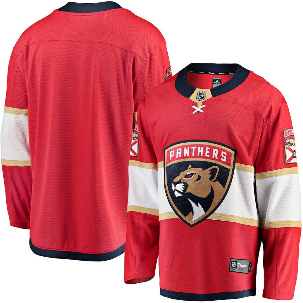 Florida Panthers Fanatics Breakaway Home Jersey - Red | NHL Jerseys