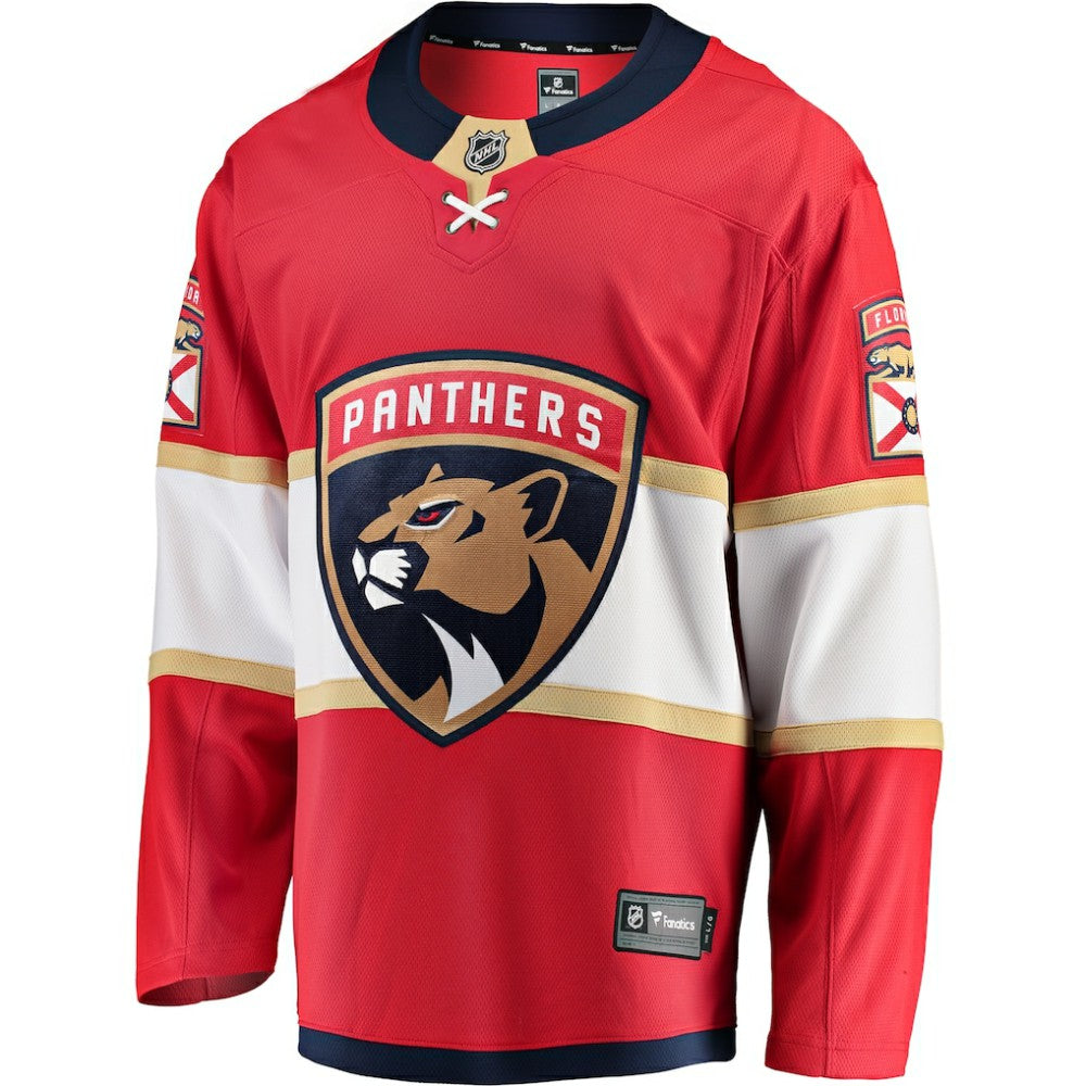 Florida Panthers Fanatics Breakaway Home Jersey - Red | NHL Jerseys