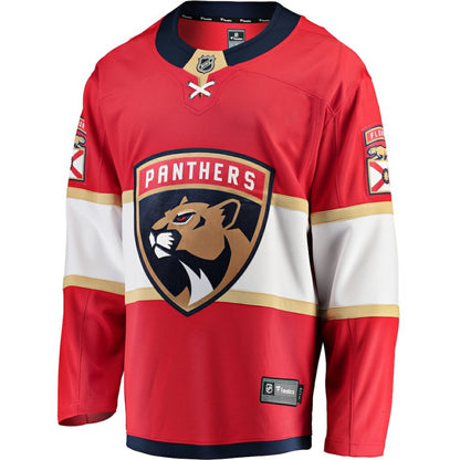 Florida Panthers Fanatics Breakaway Home Jersey - Red | NHL Jerseys