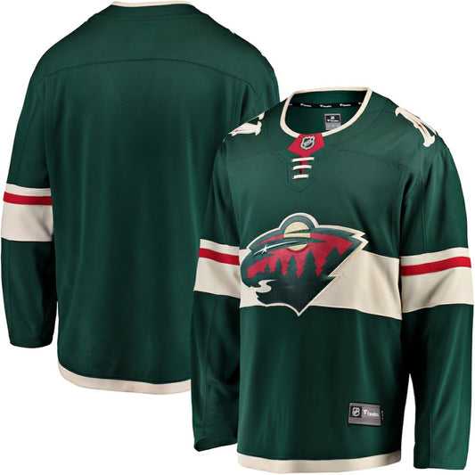 Minnesota Wild Fanatics Breakaway Home Jersey - Green | NHL Jerseys