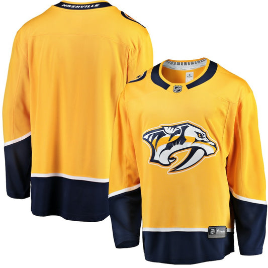 Nashville Predators Fanatics Breakaway Home Jersey - Gold | NHL Jerseys