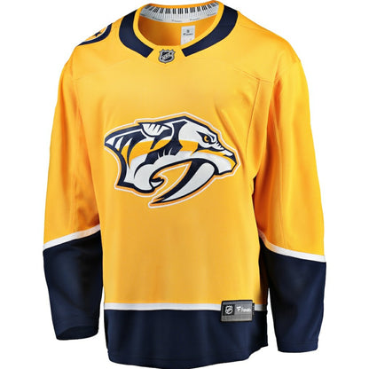 Nashville Predators Fanatics Breakaway Home Jersey - Gold | NHL Jerseys