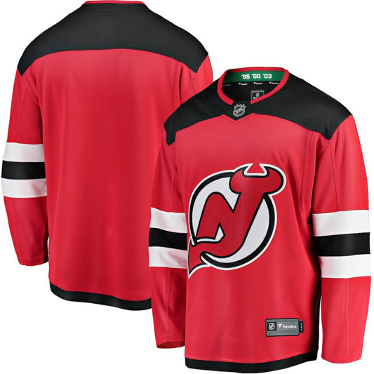 New Jersey Devils Fanatics Breakaway Home Jersey - Red | NHL Jerseys