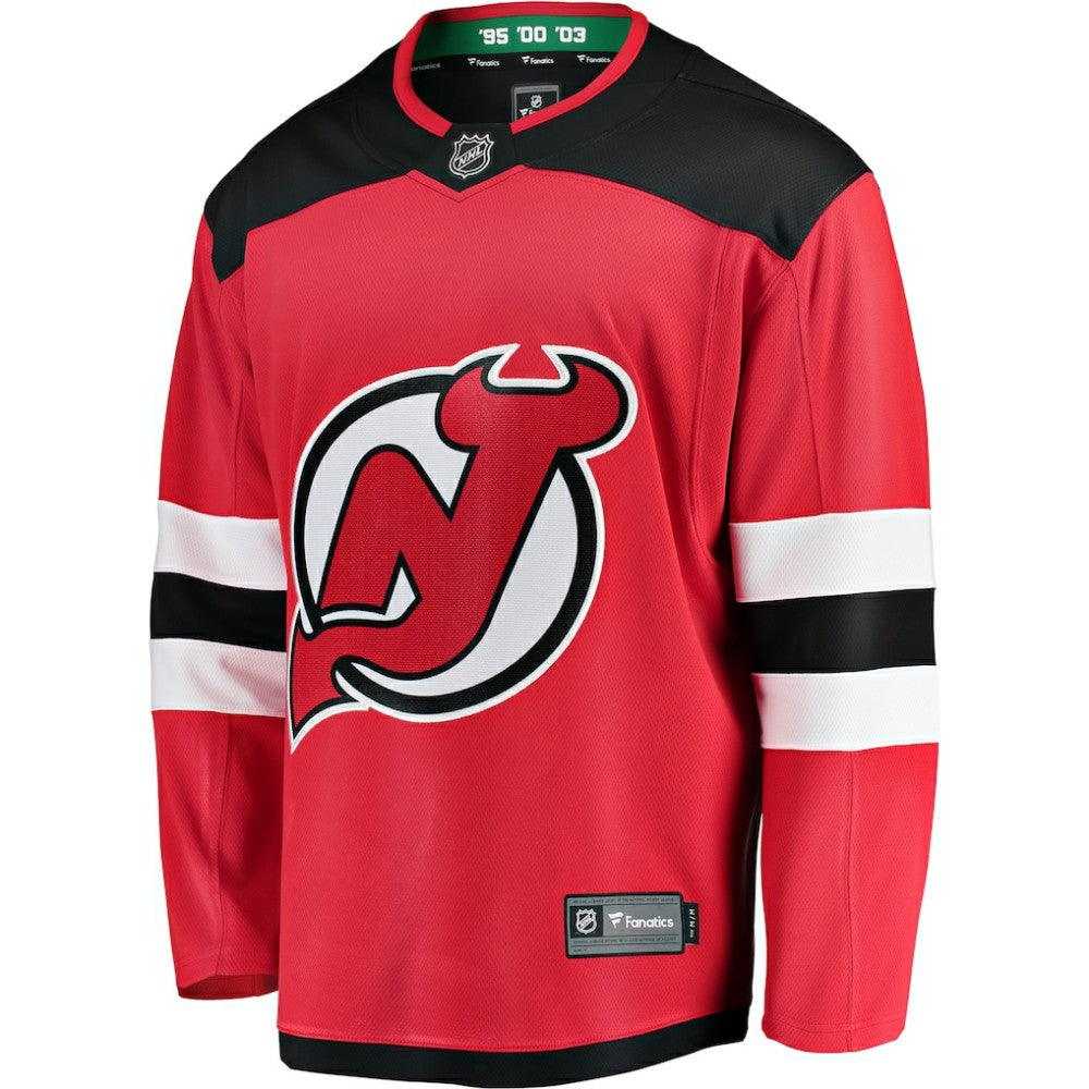 New Jersey Devils Fanatics Breakaway Home Jersey - Red | NHL Jerseys