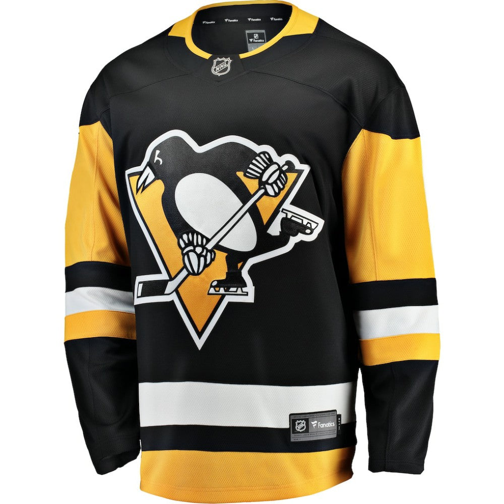 Pittsburgh Penguins Fanatics Breakaway Home Jersey - Black | NHL Jerseys