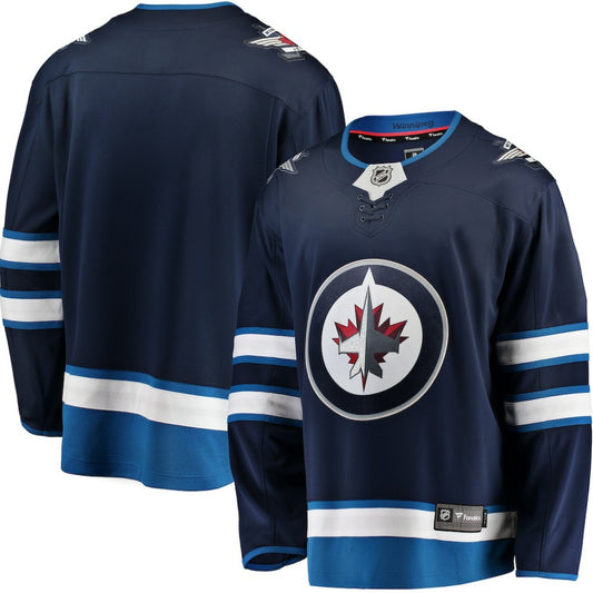 Winnipeg Jets Fanatics Breakaway Home Jersey - Blue | NHL Jerseys