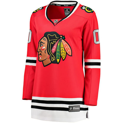 Chicago Blackhawks Fanatics Women's Home Breakaway Custom Jersey - Red | NHL Jerseys
