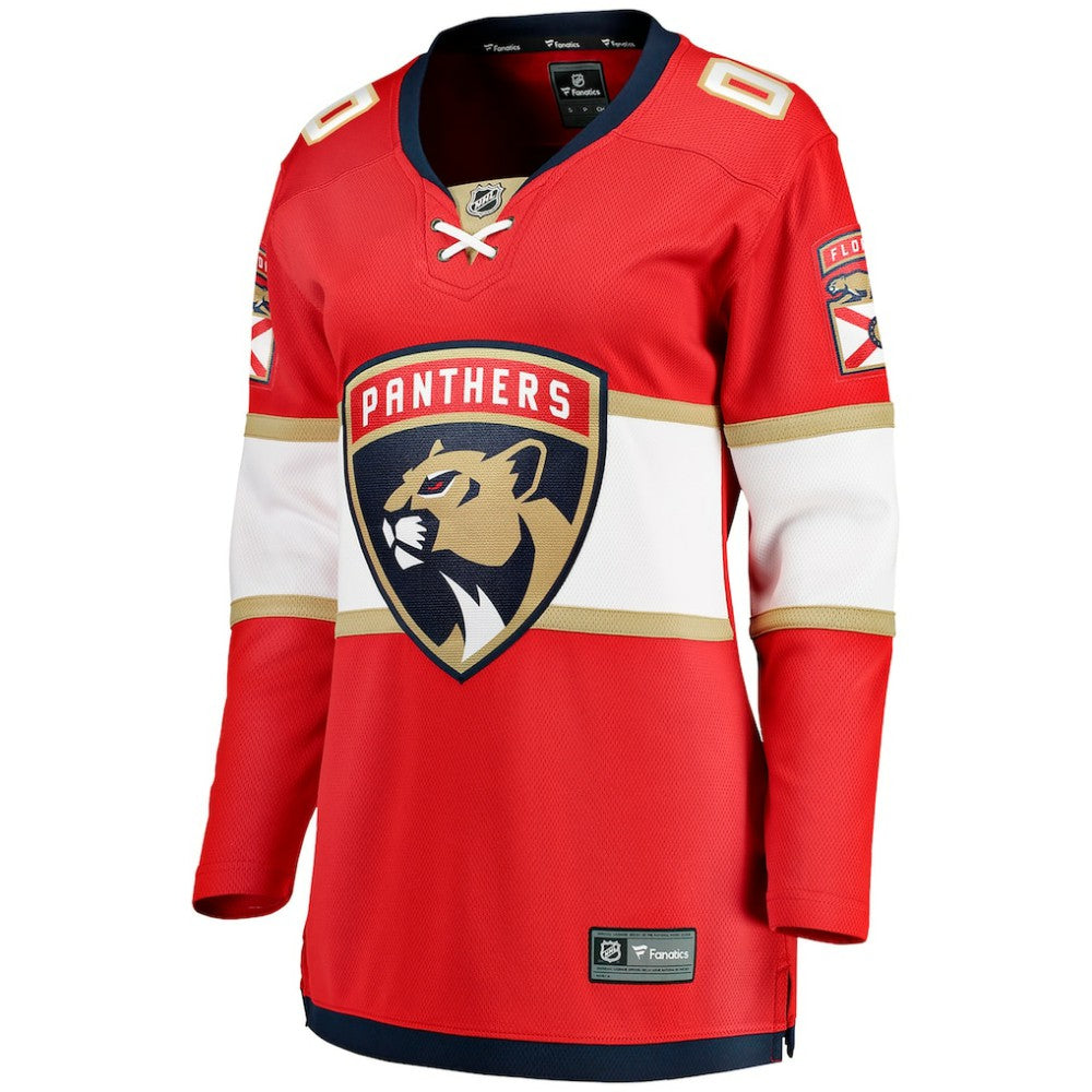 Florida Panthers - Fanatics Women's Home Breakaway Custom Jersey Red