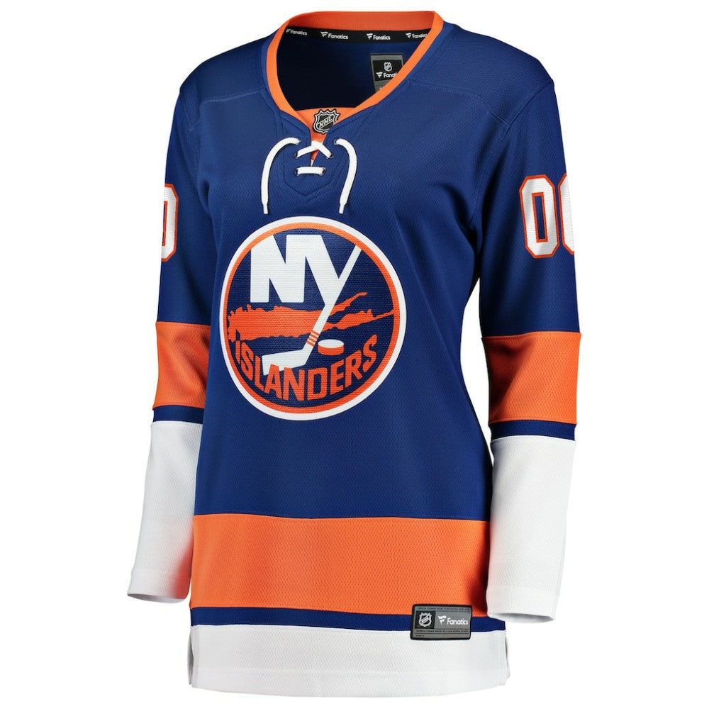 New York Islanders Fanatics Women's Home Breakaway Custom Jersey - Blue | NHL Jerseys