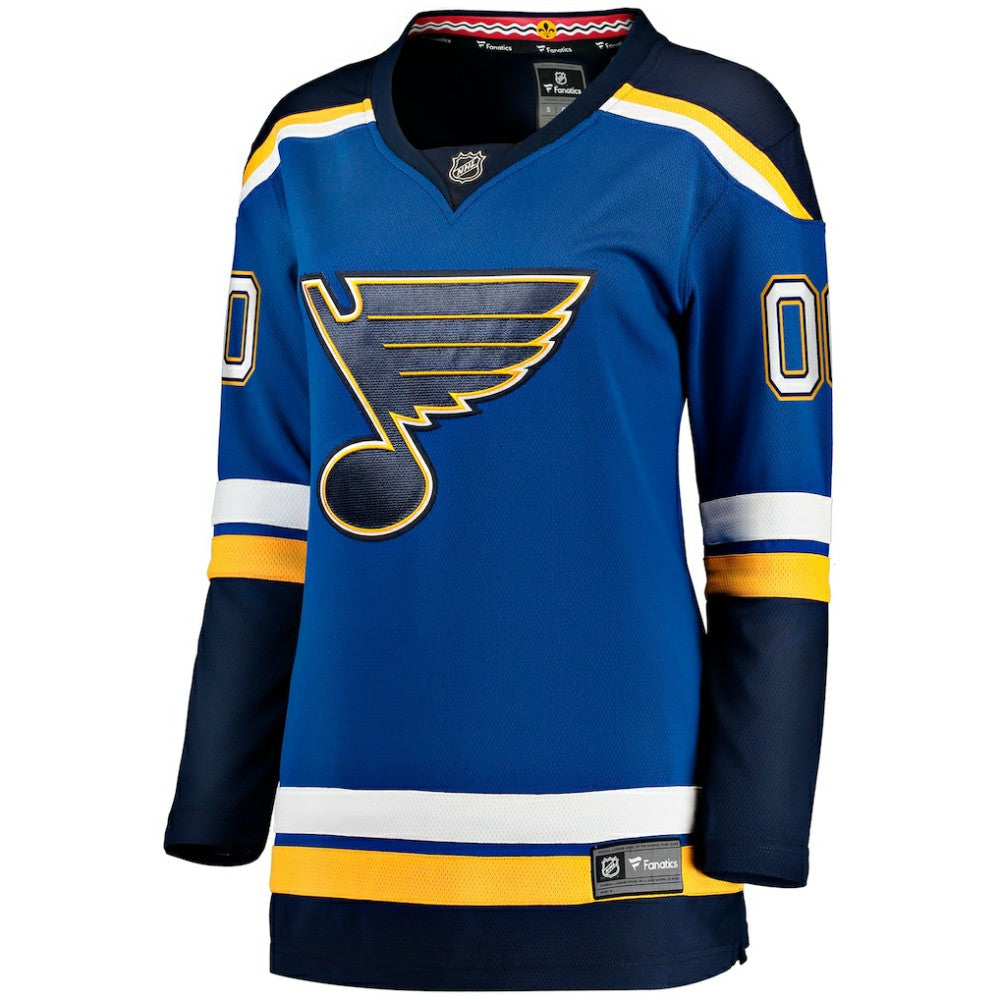 St. Louis Blues - Fanatics Women's Home Breakaway Custom Jersey Blue