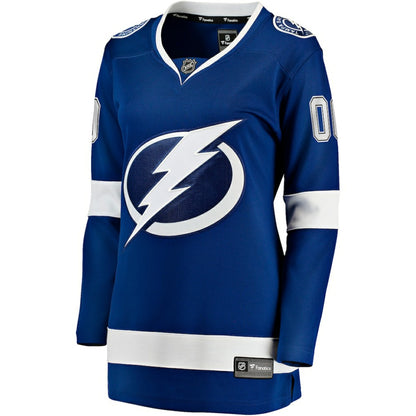 Tampa Bay Lightning Fanatics Women's Home Breakaway Custom Jersey - Blue | NHL Jerseys