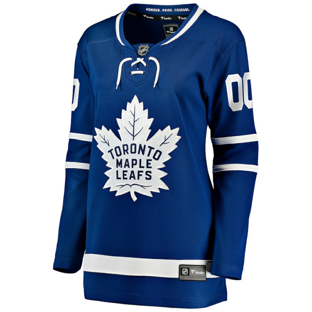 Toronto Maple Leafs - Fanatics Women's Home Breakaway Custom Jersey Blue