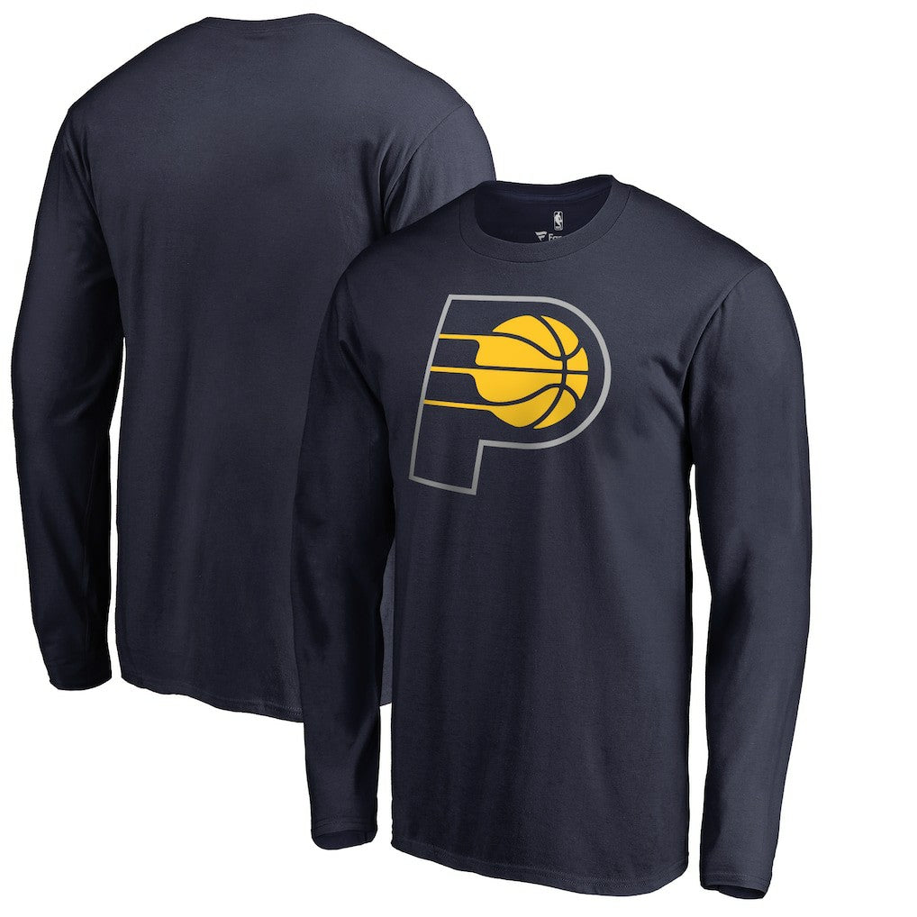 NBA - Indiana Pacers Primary Logo Long Sleeve T-Shirt - Navy