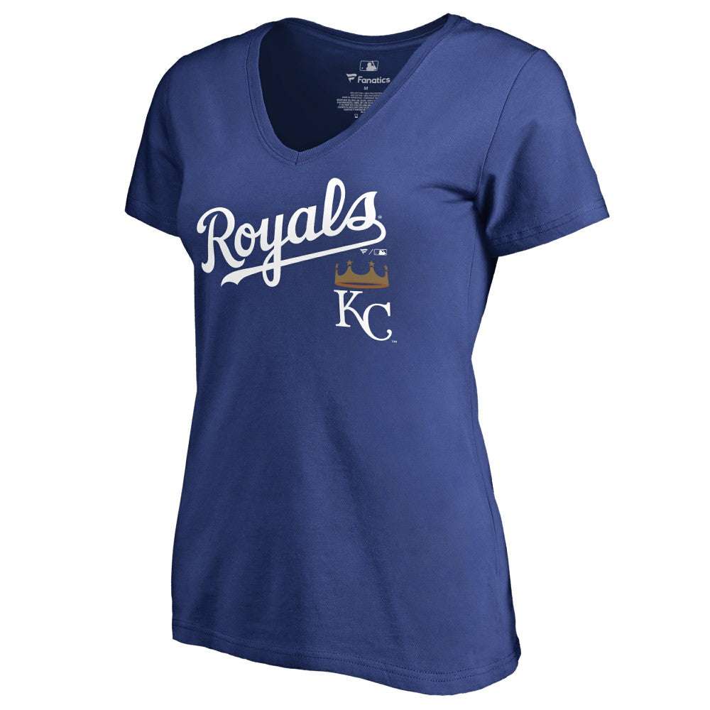 Kansas City Royals Women's Team Lockup T-Shirt discount