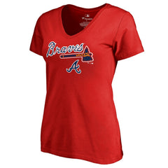 Atlanta Braves Women's Team Lockup T-Shirt discount