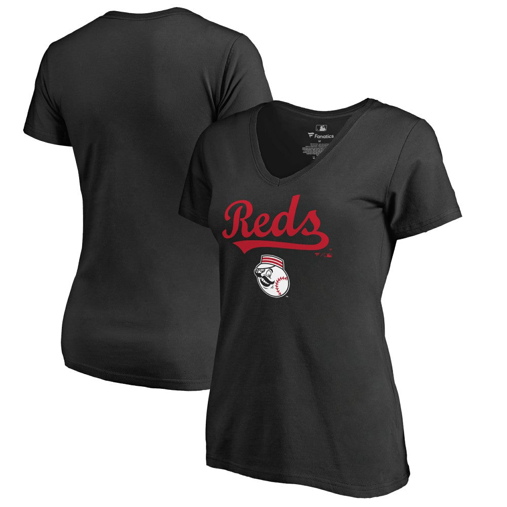 Cincinnati Reds Women's Team Lockup T-Shirt for sale
