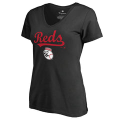 Cincinnati Reds Women's Team Lockup T-Shirt for sale
