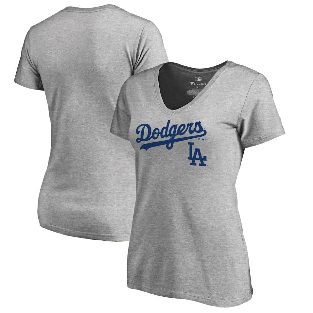 Los Angeles Dodgers Women's Team Lockup T-Shirt discount