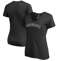 Colorado Rockies Women's Team Wordmark T-Shirt Lifestyle