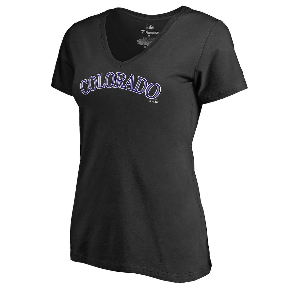 Colorado Rockies Women's Team Wordmark T-Shirt Lifestyle
