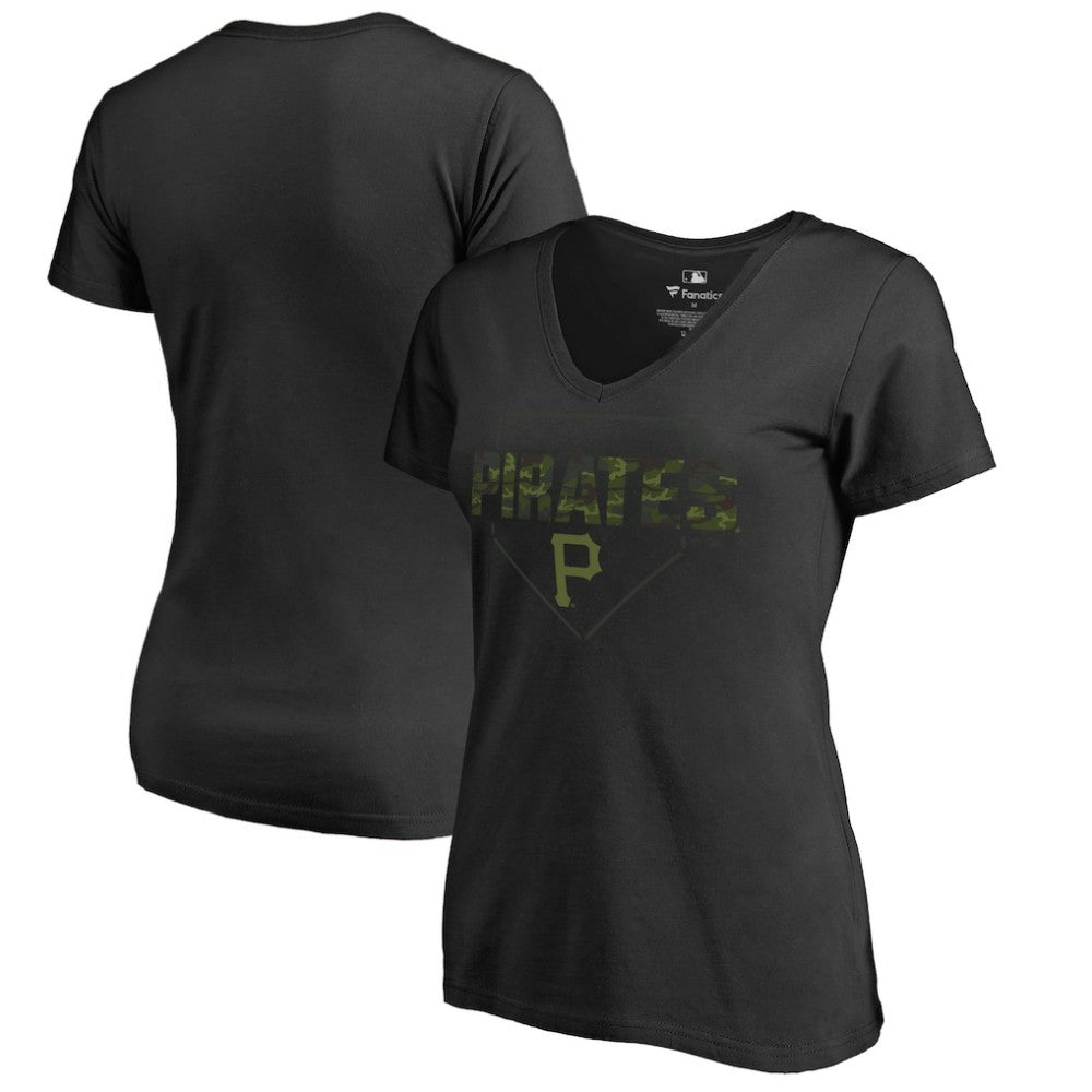 Pittsburgh Pirates Women's Camo T-Shirt discount