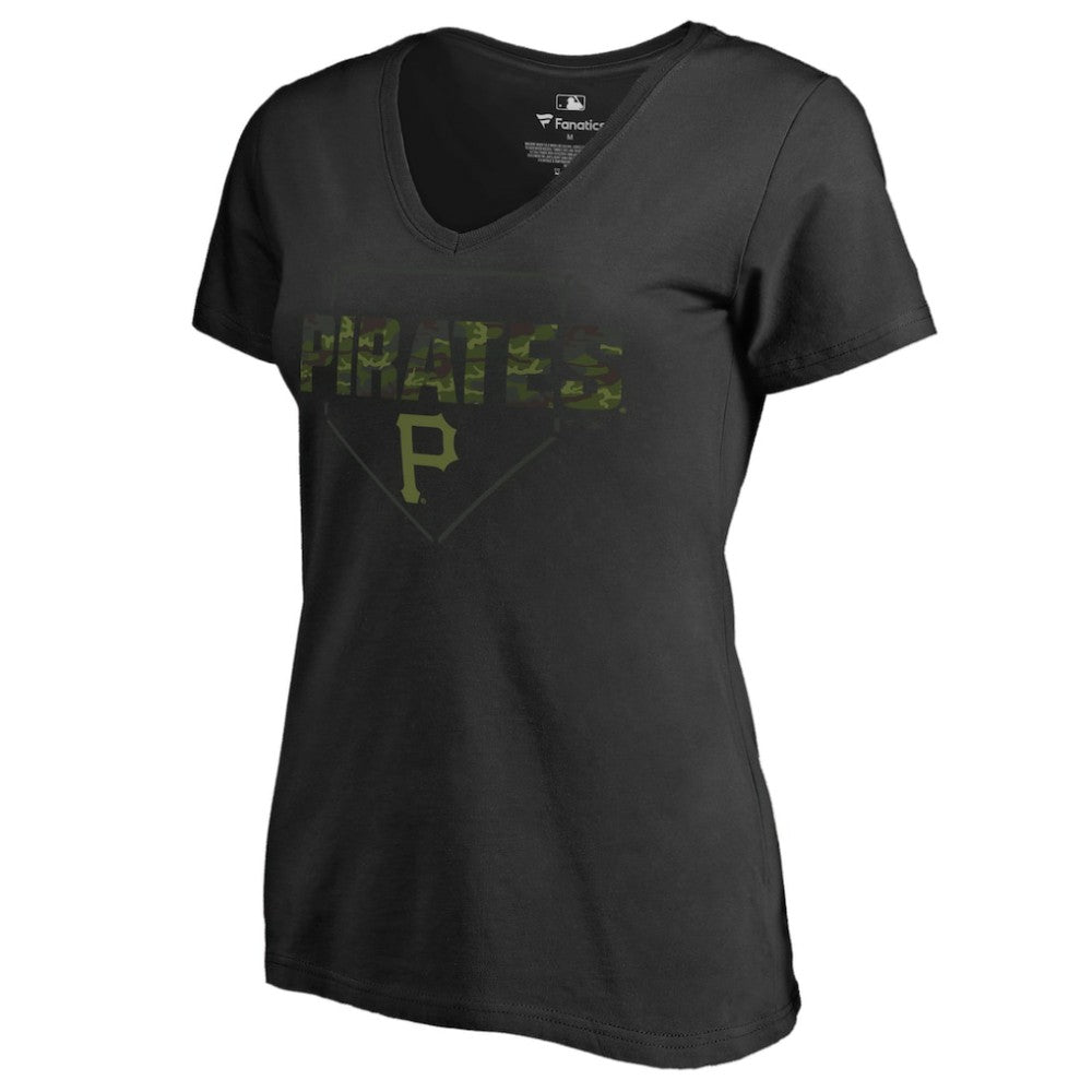 Pittsburgh Pirates Women's Camo T-Shirt discount