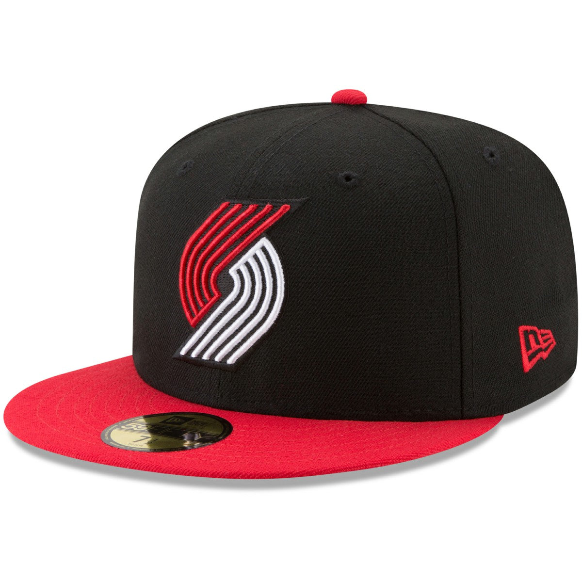 New Era - Portland Trail Blazers Team Color 2-Tone 59FIFTY Fitted Hat - Black/Red
