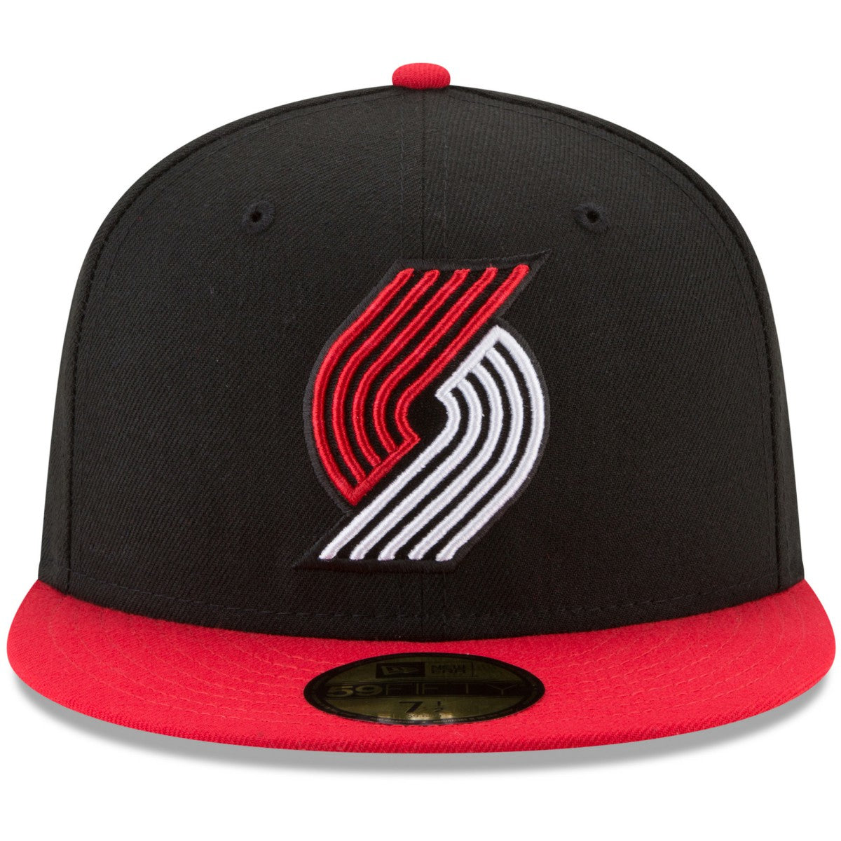 New Era - Portland Trail Blazers Team Color 2-Tone 59FIFTY Fitted Hat - Black/Red