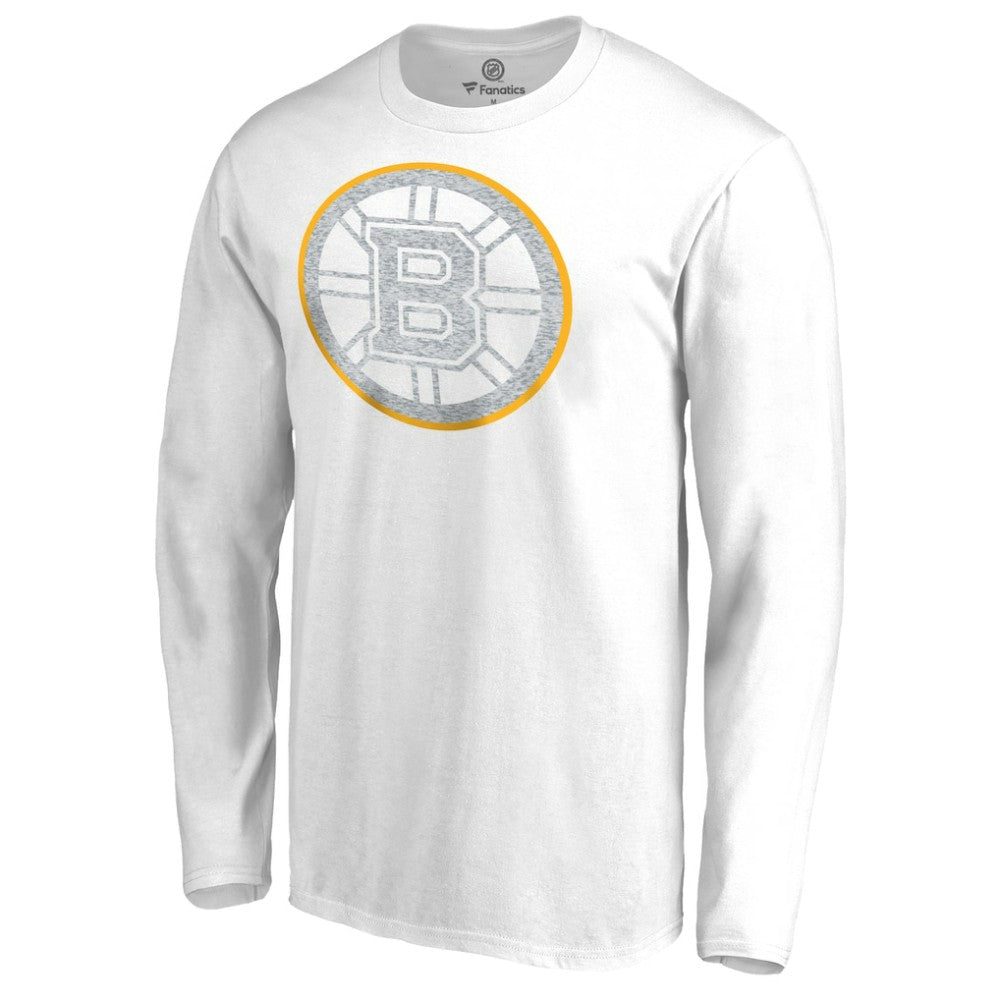 Boston Bruins White Out Long Sleeve T-Shirt White