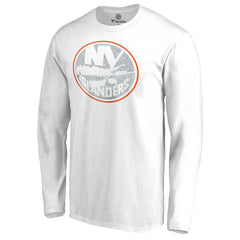 New York Islanders - White Out Long Sleeve T-Shirt White