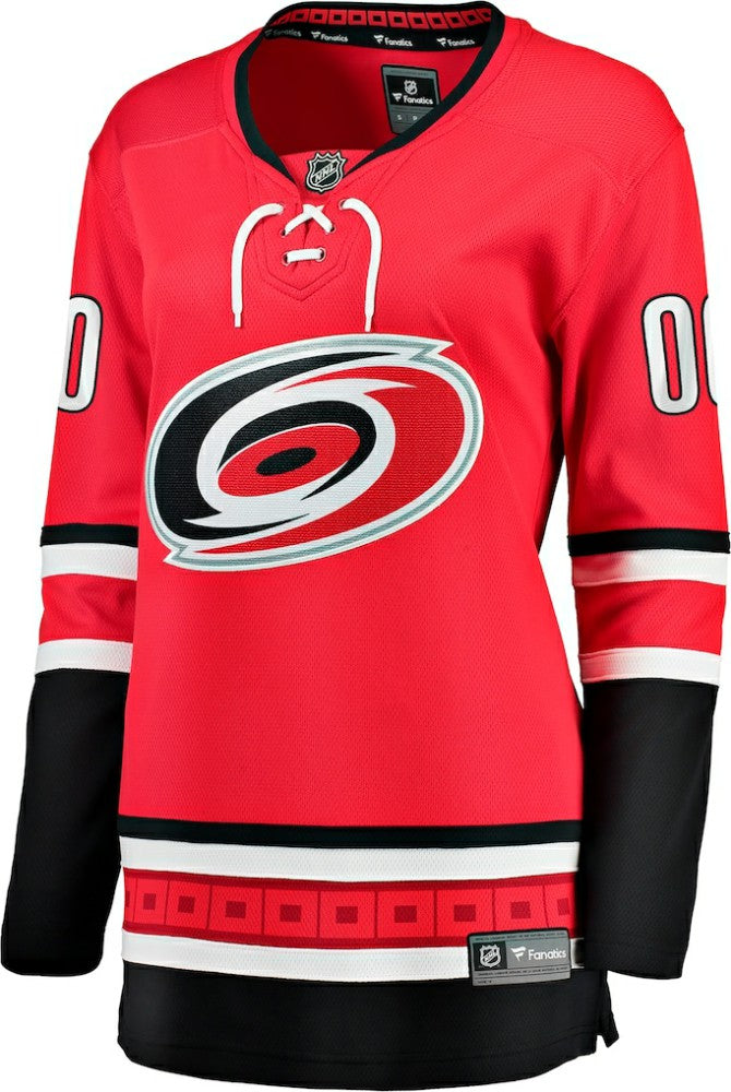 Carolina Hurricanes Fanatics Women's Alternate Breakaway Custom Jersey - Red | NHL Jerseys