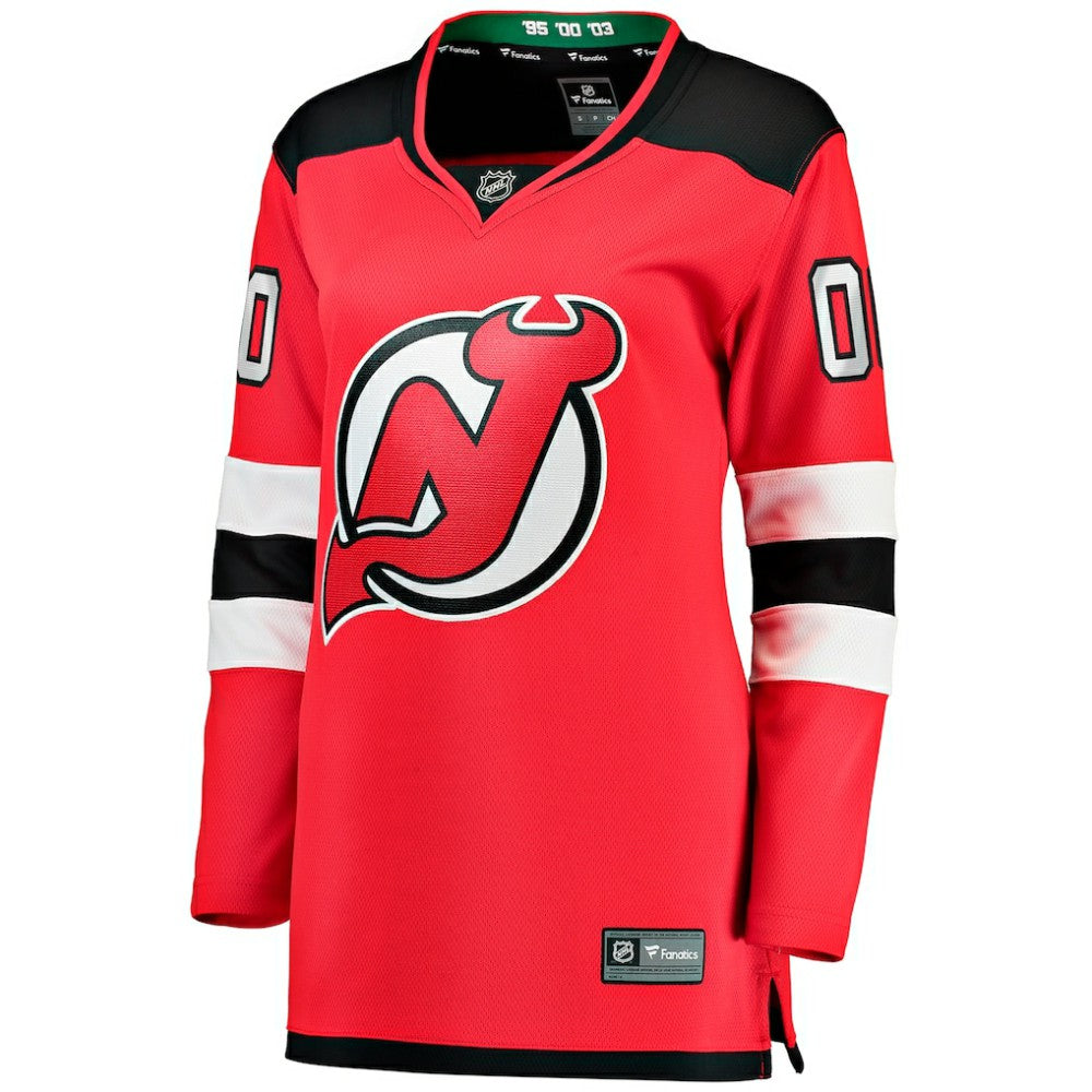New Jersey Devils - Fanatics Women's Home Breakaway Custom Jersey Red