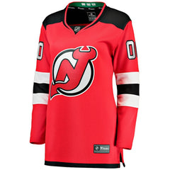 New Jersey Devils - Fanatics Women's Home Breakaway Custom Jersey Red