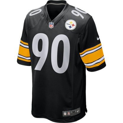 T.J. Watt Pittsburgh Steelers Youth Game Jersey - Black | NFL Jerseys