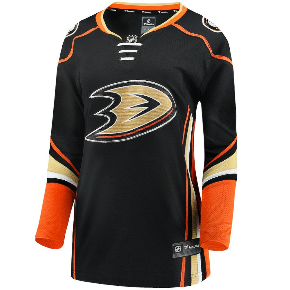 Anaheim Ducks - Fanatics Women's Home Breakaway Jersey Black