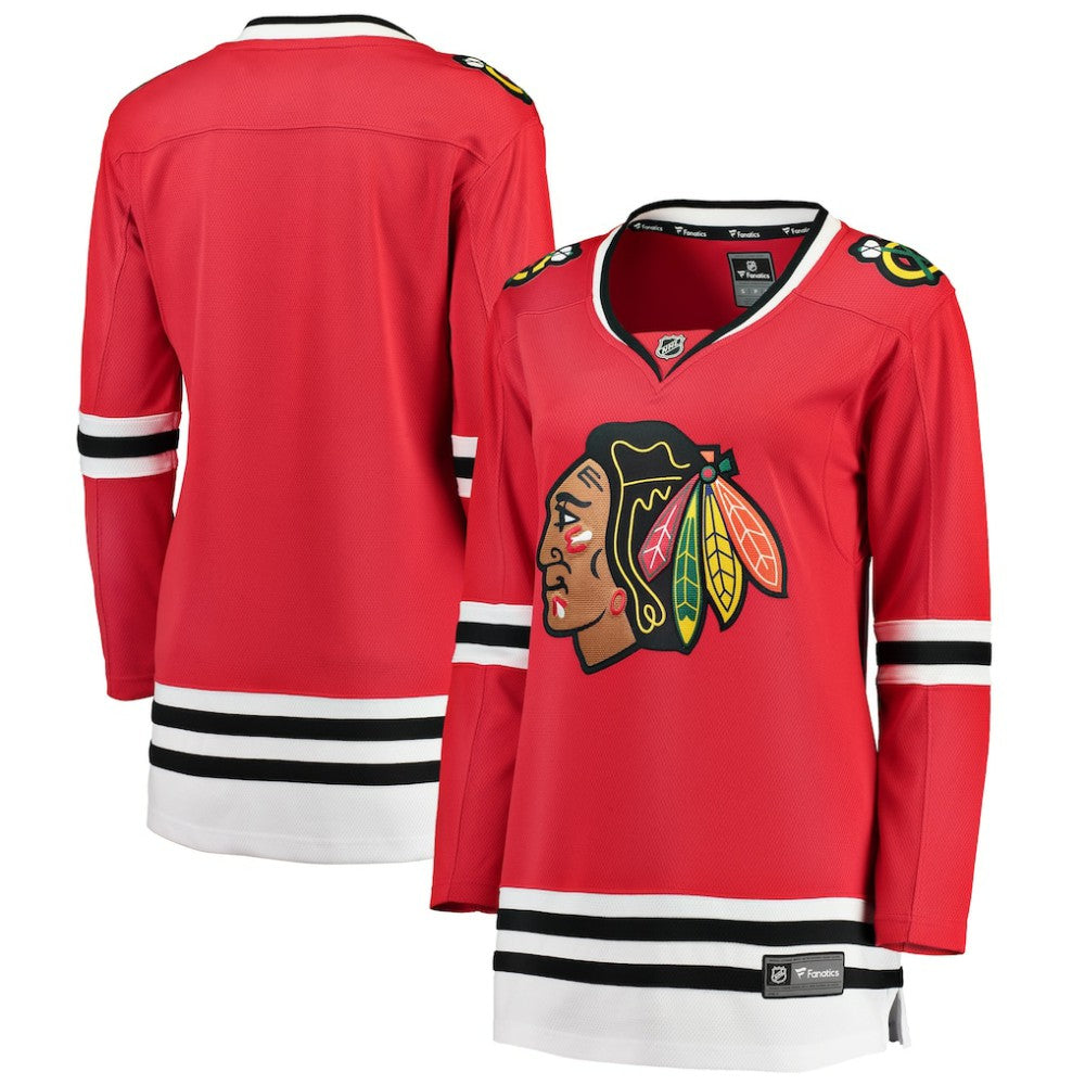 Chicago Blackhawks Fanatics Women's Home Breakaway Jersey - Red | NHL Jerseys